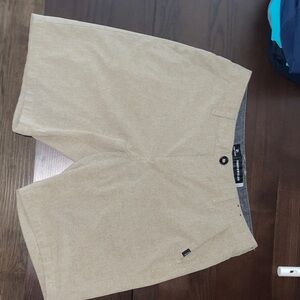 Rip Curl Men's Beige Flat Front Shorts